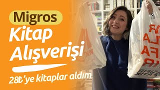 Kitap Alışverişi  Migros’ta kitaplar 28 TL [upl. by Otsugua]