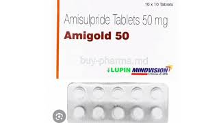 Amigold 50 Tablets Amisulpride Tablets 50 mg [upl. by Yellas]