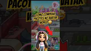 Como comprar pacotes 📦 no avatar World 🤩 biancabibi avatarworld comocomprar [upl. by Vullo847]