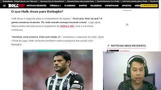 Discussão entre Hulk e Battaglia em Flamengo x AtléticoMG tem detalhes revelados [upl. by Boggs]