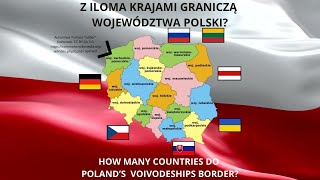 Z iloma państwami graniczą województwa Polski [upl. by Mika569]