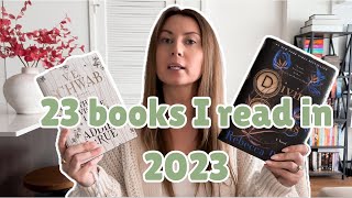 The 23 Books I Read in 2023 includes mild SPOILERS [upl. by Anivid]