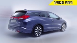 2014 Honda Civic Tourer  Official Video  Autocar India [upl. by Dazhahs337]