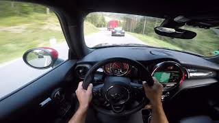 Mini JCW 2018 POV  nice road near Cortina Dolomites [upl. by Matt]