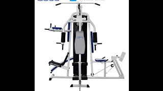 Multi Station 5 in 1 Home Gym Dynamo HG5000 [upl. by Ayalat835]