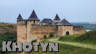 Khotyn fortress  Ukraine UA  walking tour  4K [upl. by Enirehtakyram]