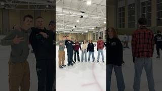 Ice skating Pt2 ⛸️ funny friends fun [upl. by Sairahcaz]