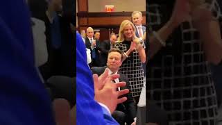 Elon Musk gets a standing ovation 👏 [upl. by Aila57]