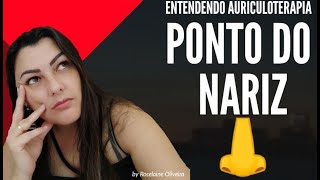 👂 PONTO DO NARIZ na AURICULOTERAPIA auriculoterapia pontos [upl. by Tacita428]