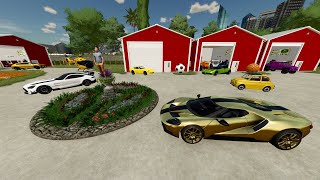 Millionaire Gives Away Barns Full of Cars and ATVs  Farming Simulator 22 [upl. by Lebna]