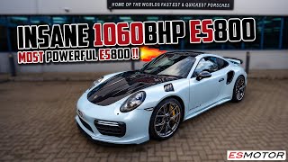 INSANE 1060 BHP PORSCHE 9912 TURBO S IS BORN porsche esmotoruk porsche911 911turbos [upl. by Nowed]