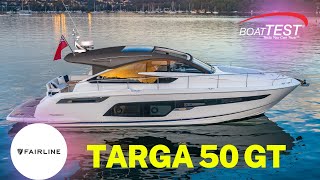 Fairline Targa 50 GT quotHighlights Walkthroughquot  BoatTEST [upl. by Hephzipa727]