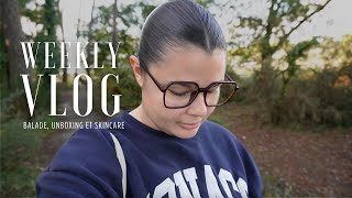 Routine automnale cosy  balade en forêt unboxing beauté et soins de nuit 🍂🤍 [upl. by Anerec]