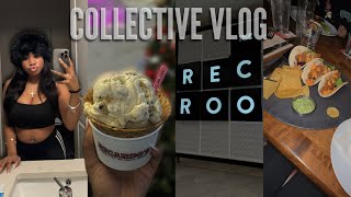 VLOG first time ice skating arcade ice cream dinner [upl. by Ahseyn]