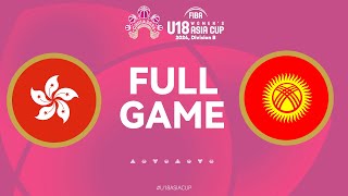 HKG CHN v KGZ  Full Basketball Game  FIBA U18 Womens Asia Cup 2024  Divison B  Group Phase [upl. by Sineray]