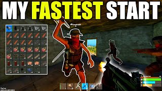 My FASTEST START EVER  Rust Console Edition [upl. by Richardson152]