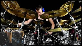 Deeds of Flesh  Darren Cesca quotWaters of Spacequot Drum Cover [upl. by Icrad864]