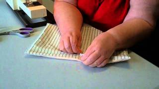 Fabric Placemat Tutorial [upl. by Anyr637]