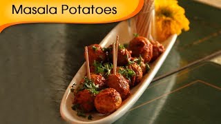 Masala Baby Potatoes  Party Starter For Thanksgiving  Recipe By Annuradha Toshniwal [upl. by Melia]