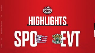 Spokane Chiefs at Everett Silvertips 924  WHL Highlights 202324 [upl. by Akiemehs]