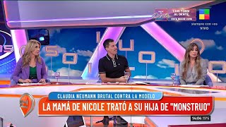 Guerra sin fin Nicole Neumann peleada con su madre [upl. by Geis425]