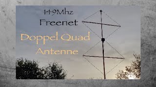 149Mhz Doppelquad Freenet Antenne selbst basteln [upl. by Rotce]