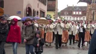 Trachtenumzug Weissenburg Elsass am Pfingstsonntag 2013 Clip 49 [upl. by Volnay602]