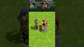 Gaia vs Prometheus Age of Mythology Retold Shorts [upl. by Surdna]