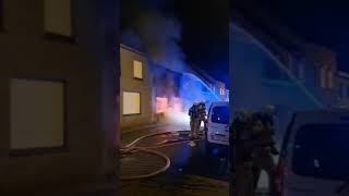 zware uitslaande woningbrand roesbrugge poperinge [upl. by Cardew]