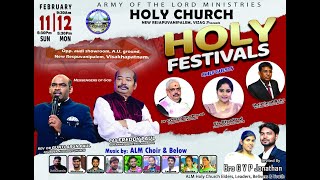 HOLY FESTIVALS  Live Now  12th Feb  live now  Pas Gunti Arun Paul  ALM Holy Church [upl. by Mona507]