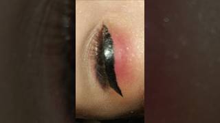 Thick eyeliner 😍 eyemakeup eyeliner makeup makeuptutorial [upl. by Anahsar]