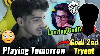 Godl 2nd Tryout Playing Today 😳Jonathan Leaving Godl   Zgod Clarify 💛 [upl. by Sheryl]