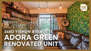 Singapore HDB Property Home Tour  348D Yishun Ave 11  4Room  DBSS  Adora Green By KL Goh [upl. by Abbotsen]