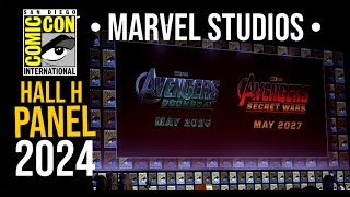 MARVEL STUDIOS FULL HALL H PANEL  SAN DIEGO COMIC CON 2024 [upl. by Kowal]