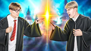 Harry Potter in Real Life P2 Giant Game of Clue but at Hogwarts [upl. by Acemahs]