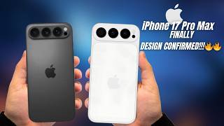 iPhone 17 Pro Max  FINALLY DESIGN CONFIRMED🔥🔥 [upl. by Sdlonyer444]