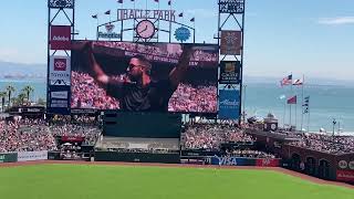 2014 World Series Reunion Buste Posey Hunter Pence amp Madison Bumgarner 81024 [upl. by Rodmun]