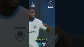 ELYE WAHI SCORES Marseille vs Angers [upl. by Nosreg]