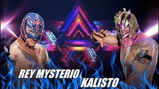 Rey Mysterio Vs Kalisto Fantasy Warfare [upl. by Kerrill]