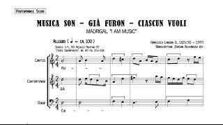 Francesco Landini Madrigal quotMusica Son Già Furon Ciascun Vuolquot [upl. by Esiralc]