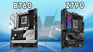 Intel Z790 Vs B760 Motherboards  Whats the difference [upl. by Goggin]