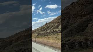 Rock Springs WY I80 Wyoming with real truck horn [upl. by Jari]