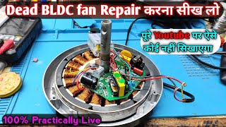 Dead BLDC ceiling fan Repair 100 Practically सीख लो मौका है आज [upl. by Ethelin]