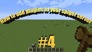 how to add plugins to your minecraft server spigot [upl. by Emelen415]