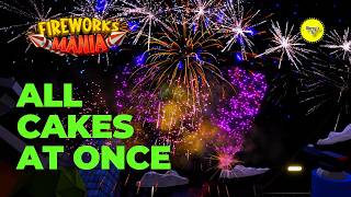 Epic Fireworks Mania Exploding All Cakes at Once gaming fireworks gameplay [upl. by Chivers]