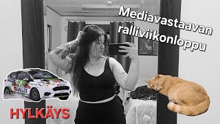 Rallivlog  Mediavastaavan ralliviikonloppu [upl. by Enylodnewg]