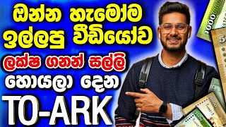 TOARK SINHALA  TOARK SRILANKA TRADING PLATFORM MAKE MONEY ONLINE [upl. by Dloreh]