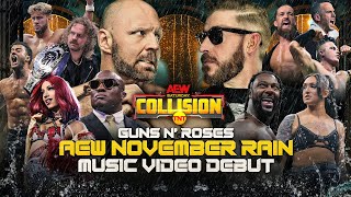 AEW Full Gear November Rain Music Video  111624 AEW Collision [upl. by Yggep121]