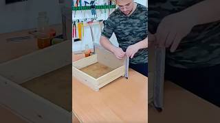 Assembling the drawer rails Detailed Explanation How to build table with drawers🪵 [upl. by Atiuqat125]