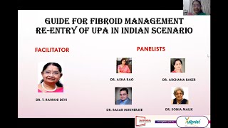 Guide for fibroids management reentry of UPA in Indian Scenario [upl. by Lore]